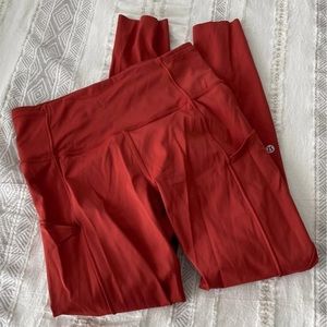 Lululemon Fast and Free Cayenne 25”